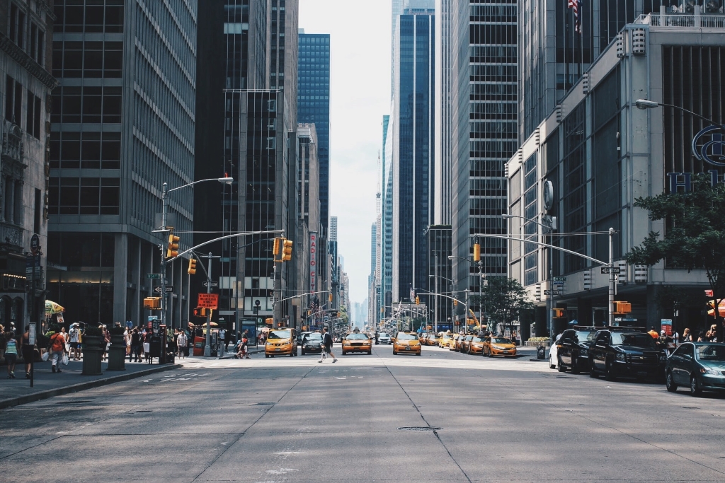 Moving closer to work could leave you in a concrete jungle such as New York, pictured here.